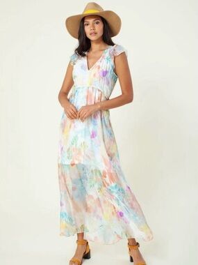 Hale Bob Aruba Silk Maxi Dress